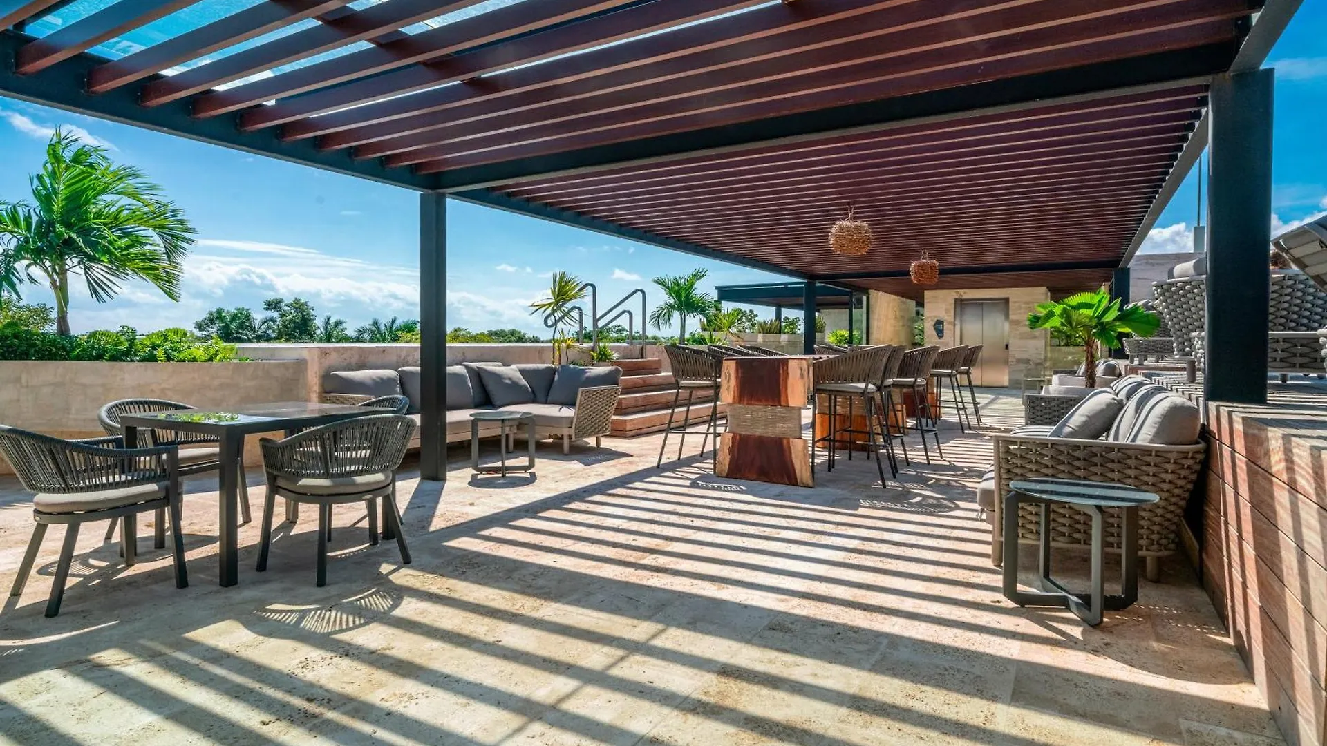 Luxury 2 Bedroom Condo - Infinity Pool At Awa Residences In Playacar, Awa 107 신데 델 카르멘